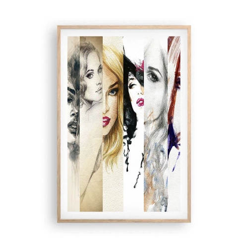 Plakát v rámu světlý dub - A vždy jsi to TY - 61x91 cm