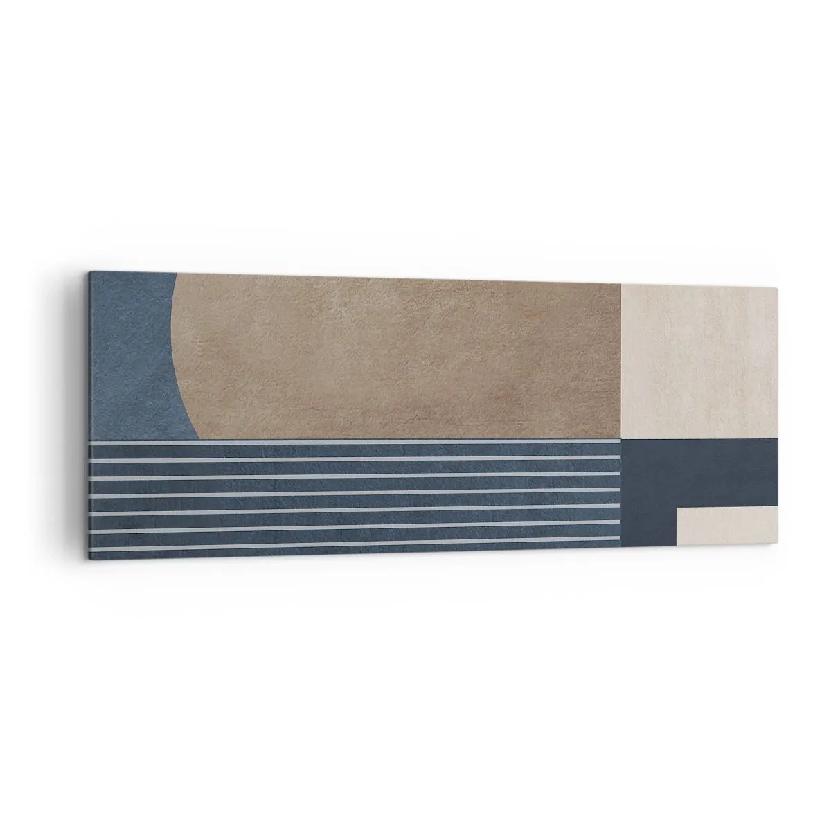 Obraz na plátně - Kompozice jednoduchosti a kulatosti - 140x50 cm