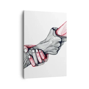 Obraz na plátně - Jste v dobrých rukou - 50x70 cm
