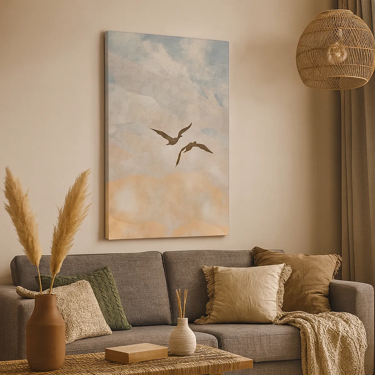 Obraz na plátně - Nebeský tanec - 50x70 cm