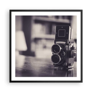 Plakát v černém rámu - Kouzlo staré fotografie - 60x60 cm