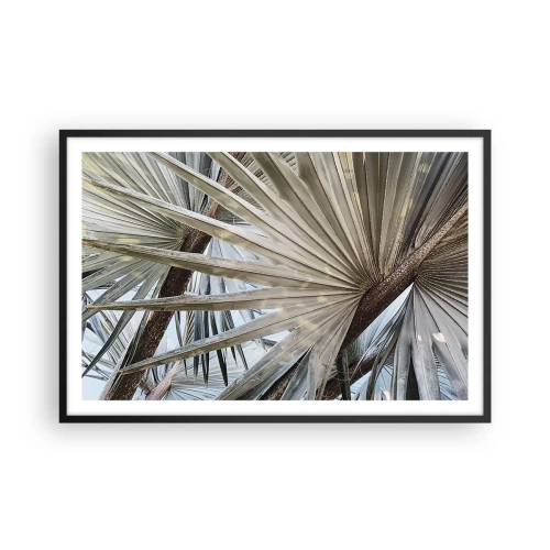 Plakát v černém rámu - Vějíře v tropech - 91x61 cm