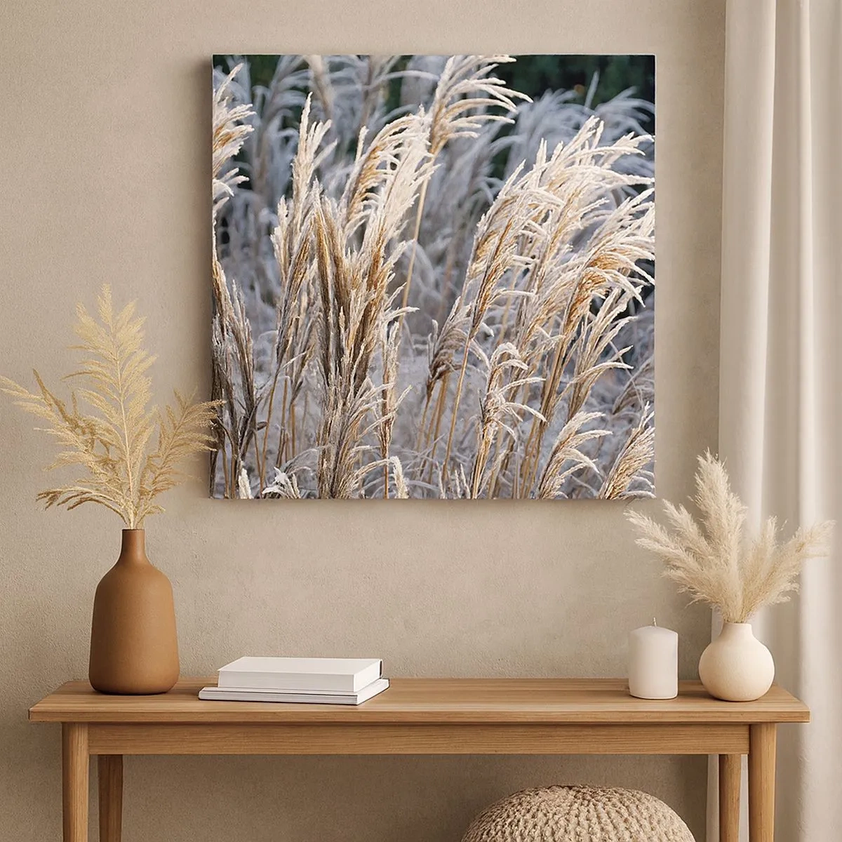 Obraz na plátně - Mrazem pokryté - 30x30 cm