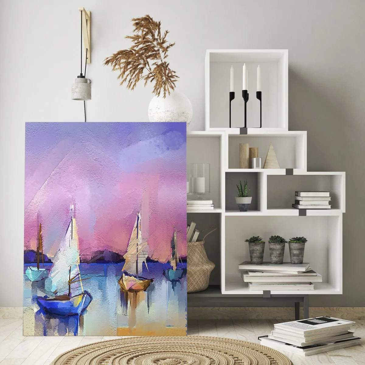 Obraz na skle - Směr: široké vody - 80x120 cm