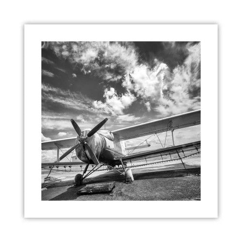 Plakát - Nemohu se toho dočkat! - 40x40 cm