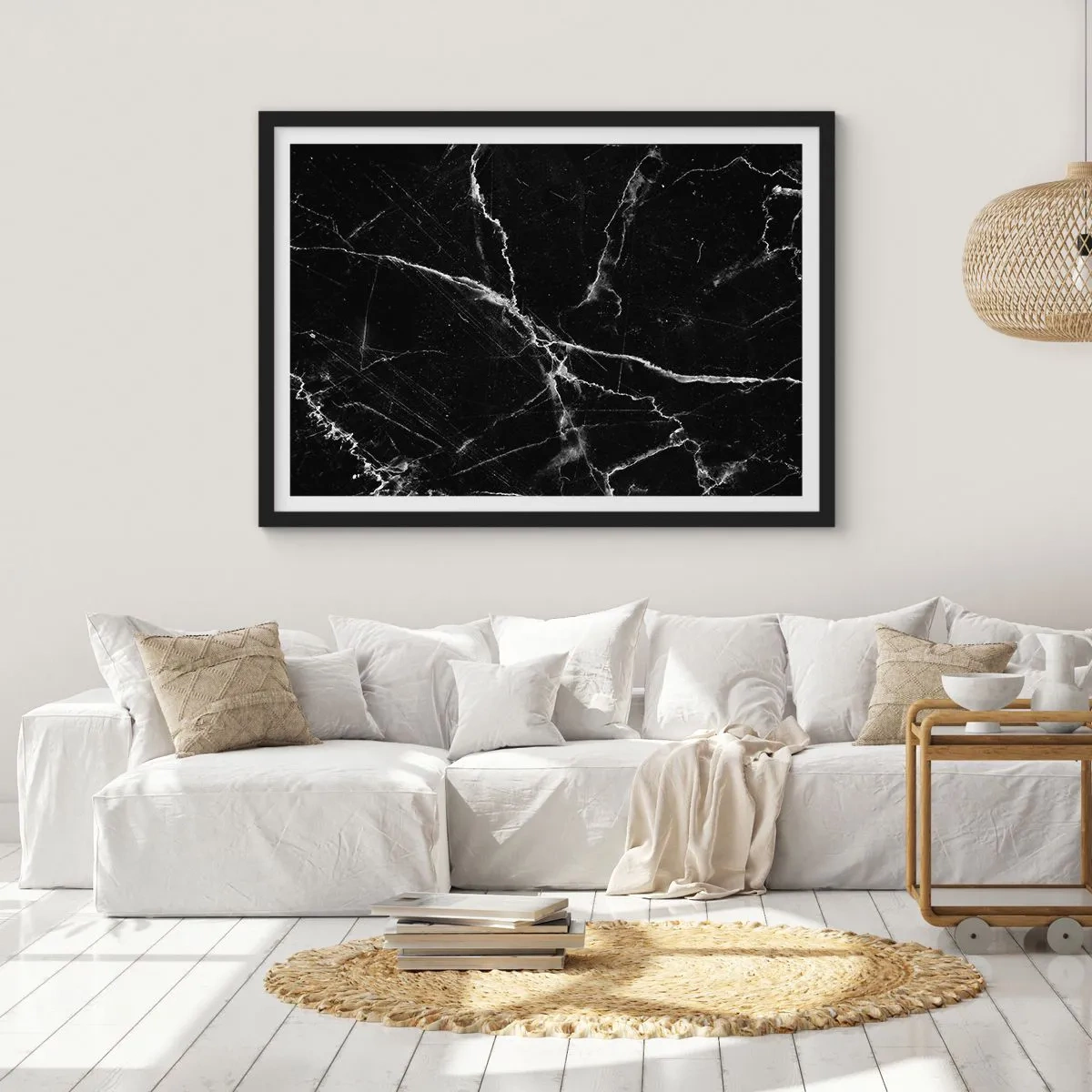 Plakát v černém rámu - Tajemný život kamene - 70x50 cm