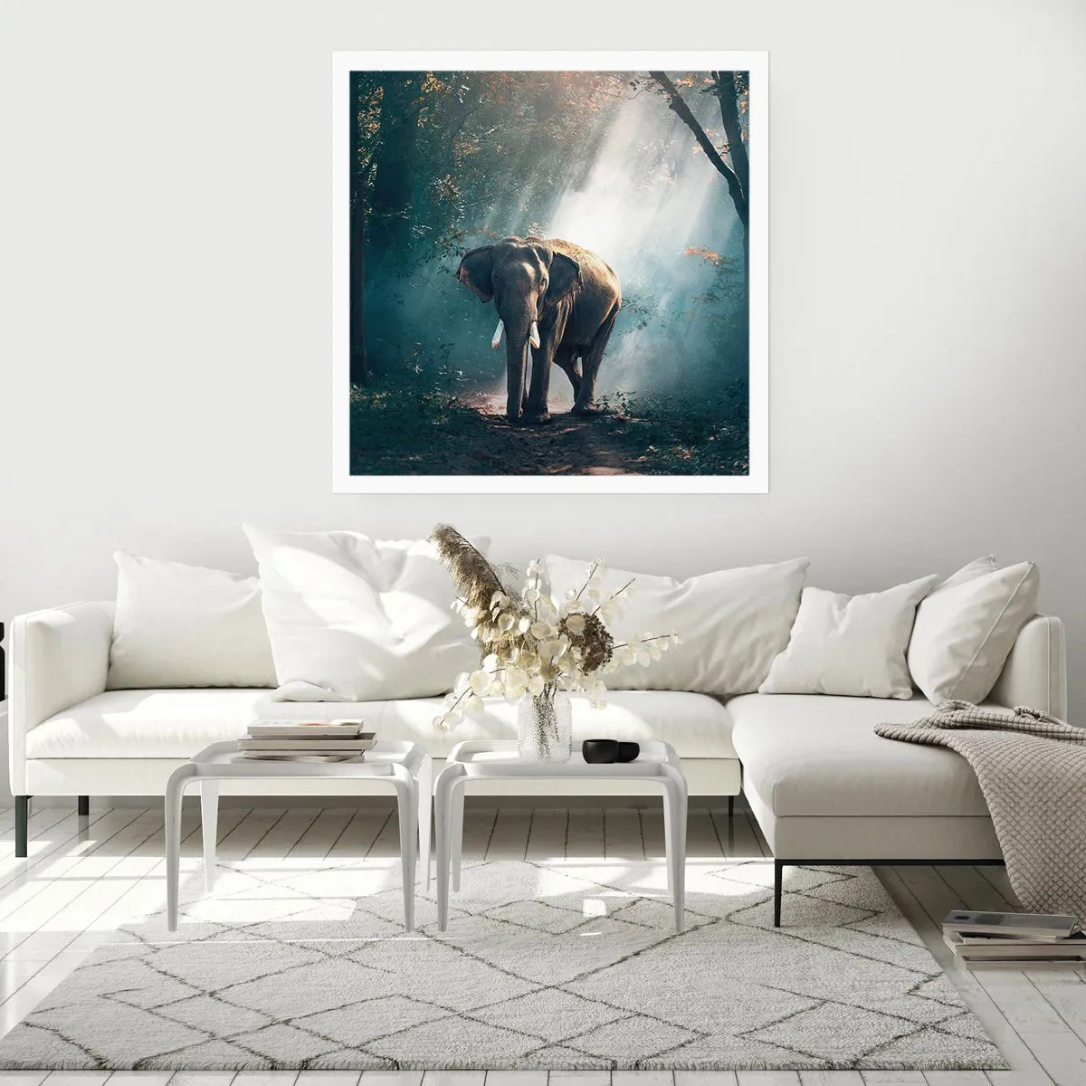 Plakát - Klidná procházka - 40x40 cm