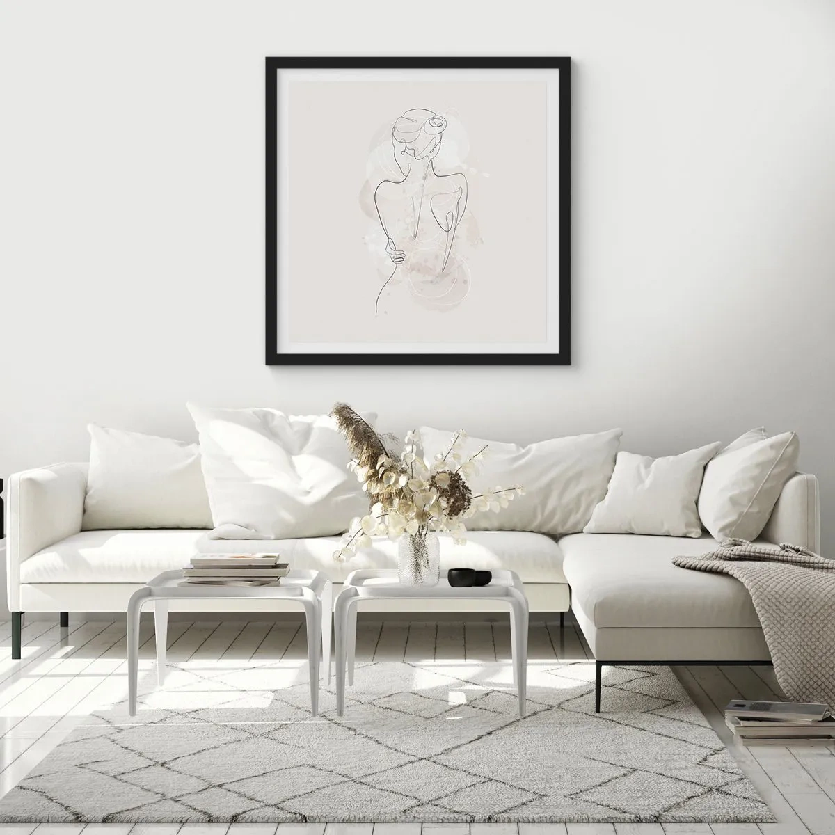 Plakát v černém rámu - Jako citlivý nástroj - 60x60 cm