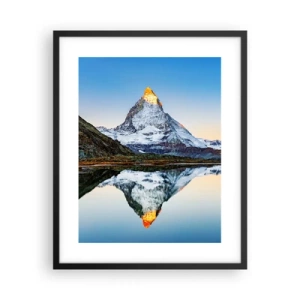 Plakát v černém rámu - Dva světy - 40x50 cm