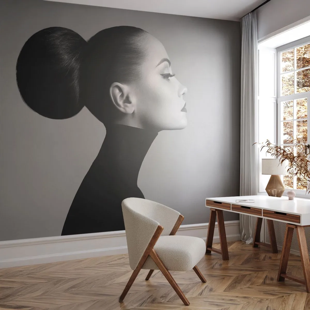 Fototapeta Premium Canvas - Moderní Nefertiti - Žena, Účes, Modelka - 350x256 cm