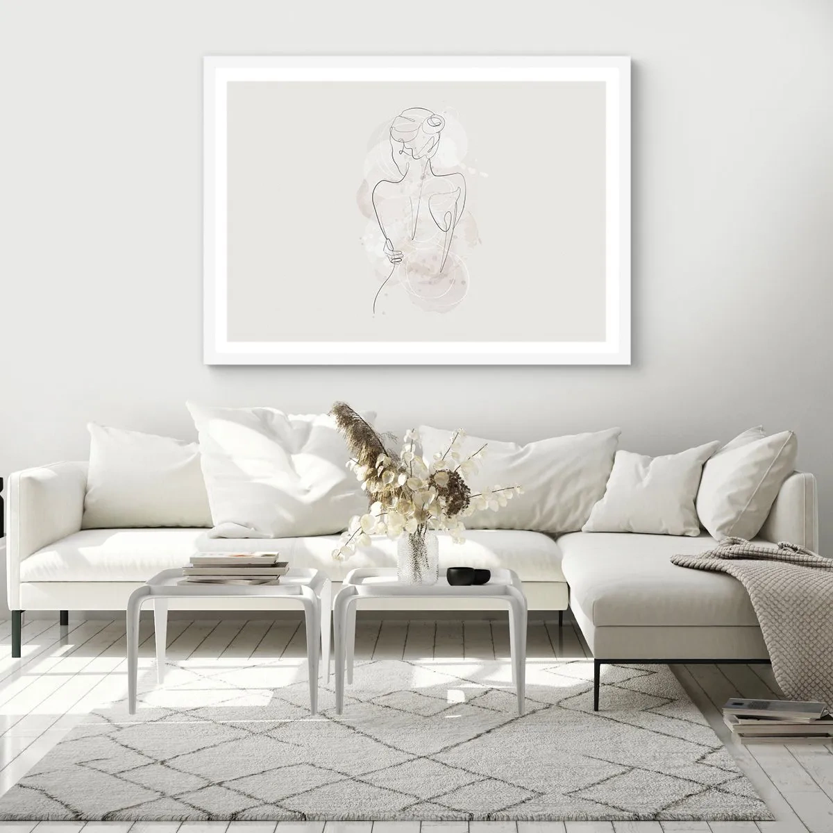 Plakát v bílém rámu - Jako citlivý nástroj - 100x70 cm