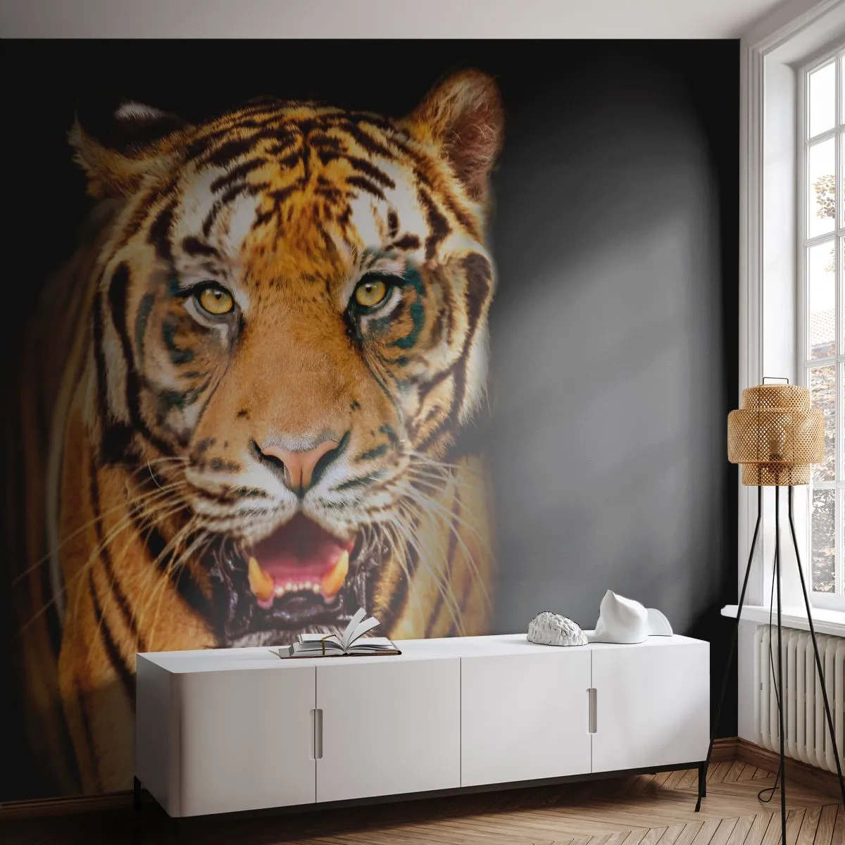 Fototapeta Standard Eco - Divokost srdce - Zvířata, Tygr, Dravec - 400x280 cm