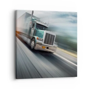 Obraz na plátně - Americký obr v rychlosti - 30x30 cm