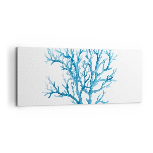 Obraz na plátně - Mořský filigrán - 100x40 cm