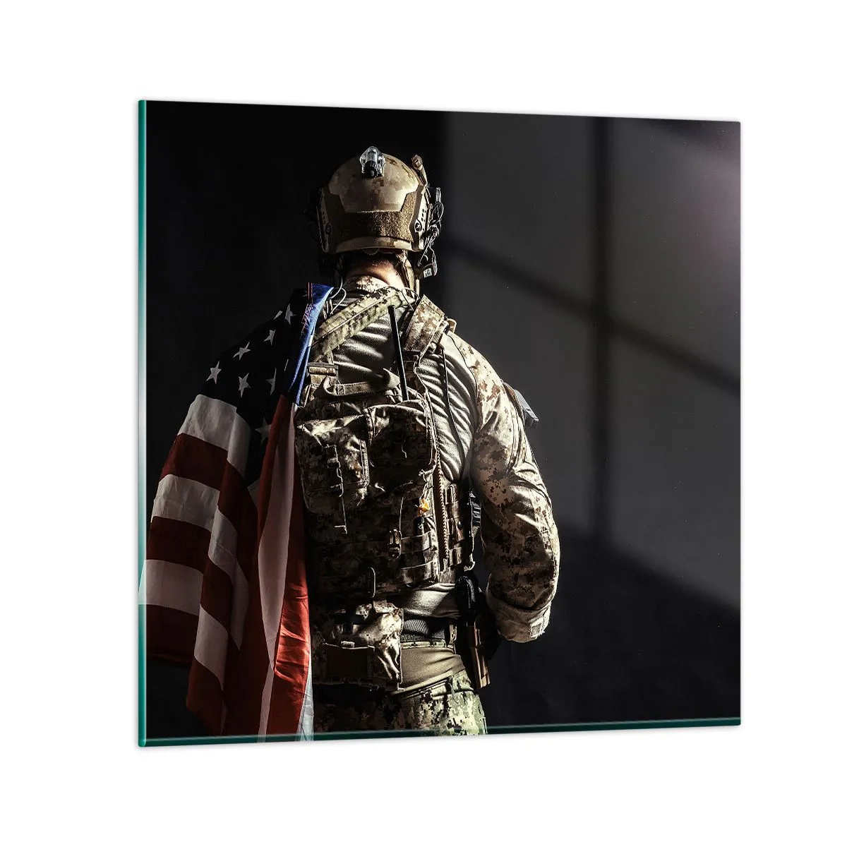 Obraz na skle - Právě proto - 60x60 cm