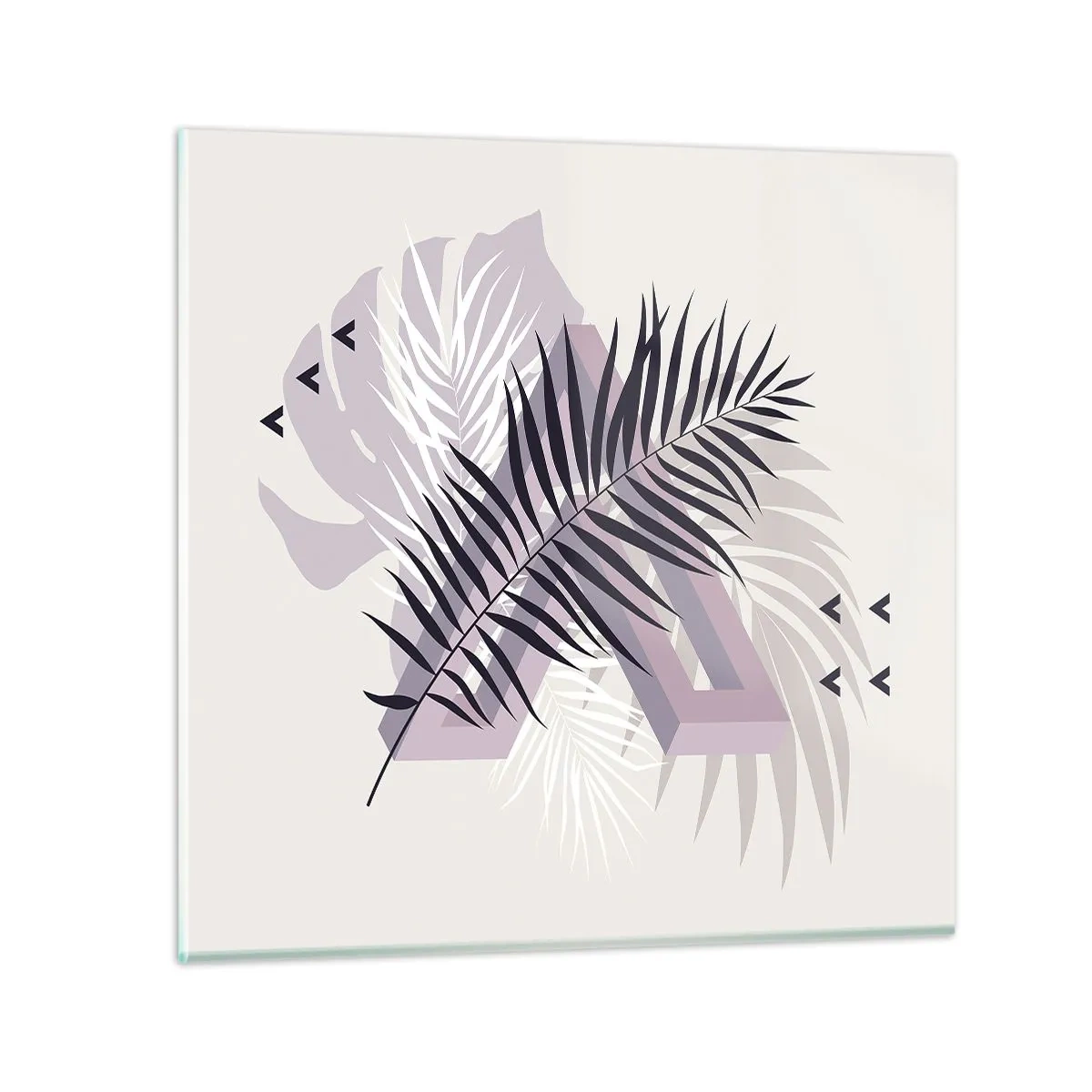 Obraz na skle - Stín stínu - 30x30 cm