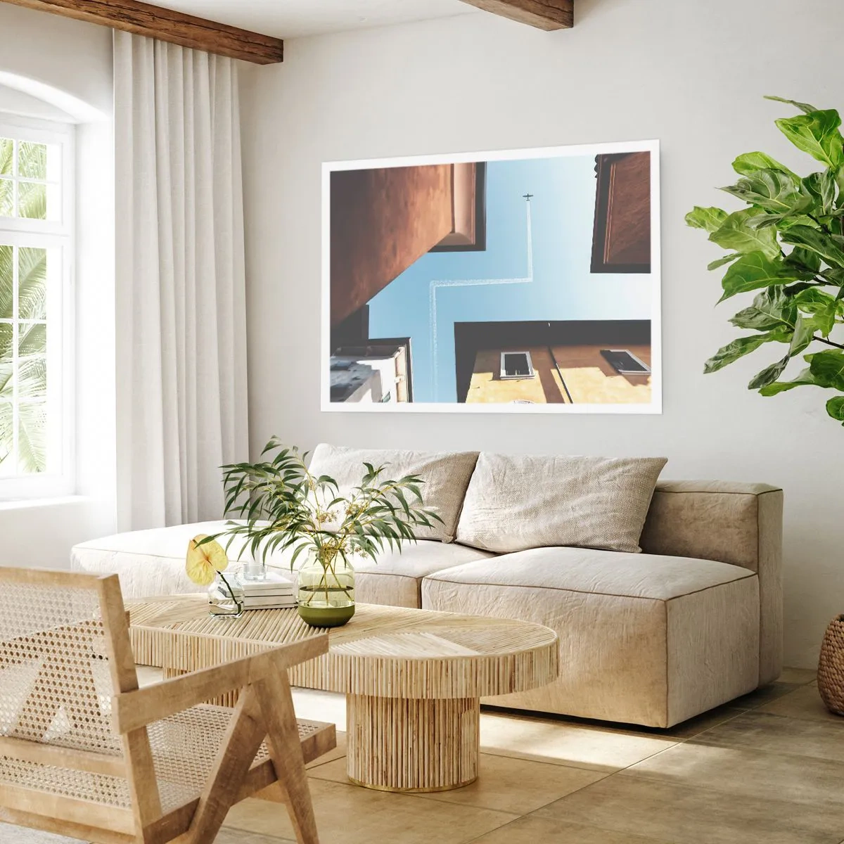 Plakát - Nad městským labyrintem - 100x70 cm