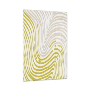 Obraz na skle - Kompozice s mírným ohybem - 70x100 cm