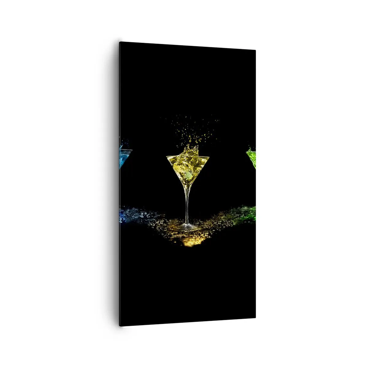 Obraz na plátně - Barvy radosti v křišťálovém skle - 65x120 cm