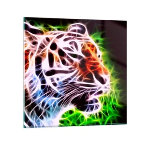 Obraz na skle - Nebezpečná aura - 60x60 cm