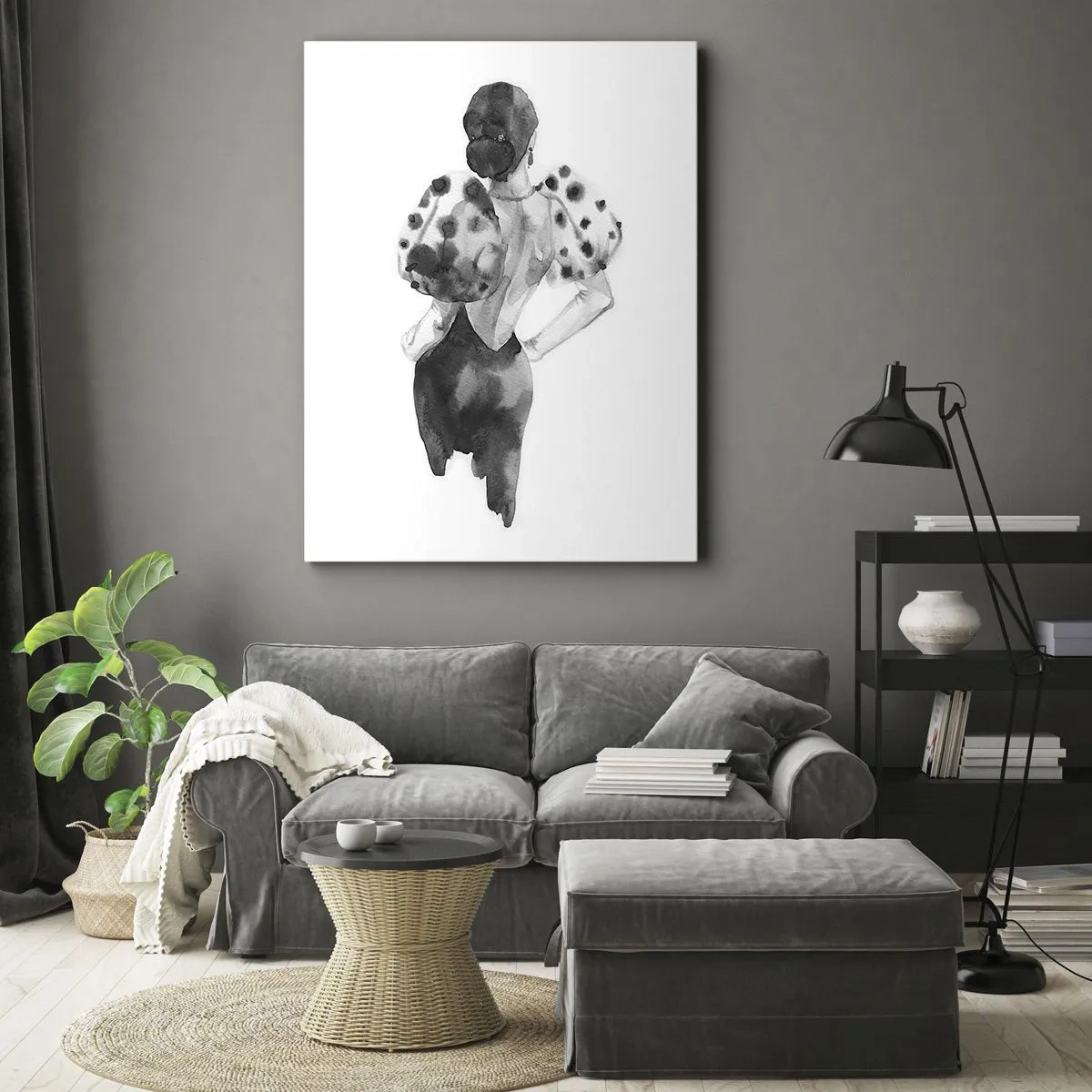 Obraz na plátně - Prošla kolem - 65x120 cm