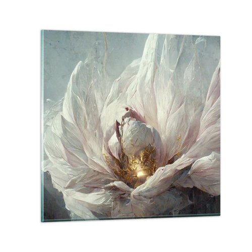 Obraz na skle - Rozkvétá jednou za sto let - 70x70 cm