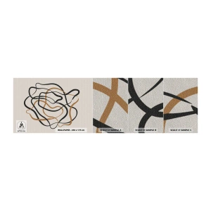 Vzor Fototapety Premium Sand - Všechno se pokroutilo - Boho, Abstrakce, Čáry - 100x30 cm