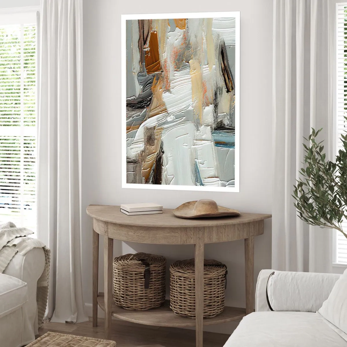 Plakát - Barevné nahromadění - 50x70 cm