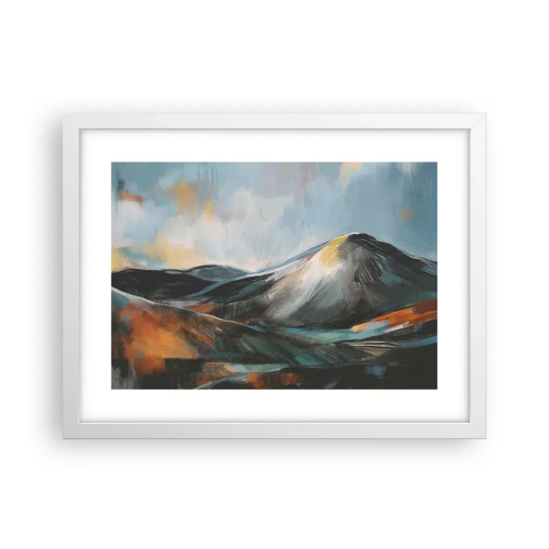 Plakát v bílém rámu - Syrové i krásné - 40x30 cm