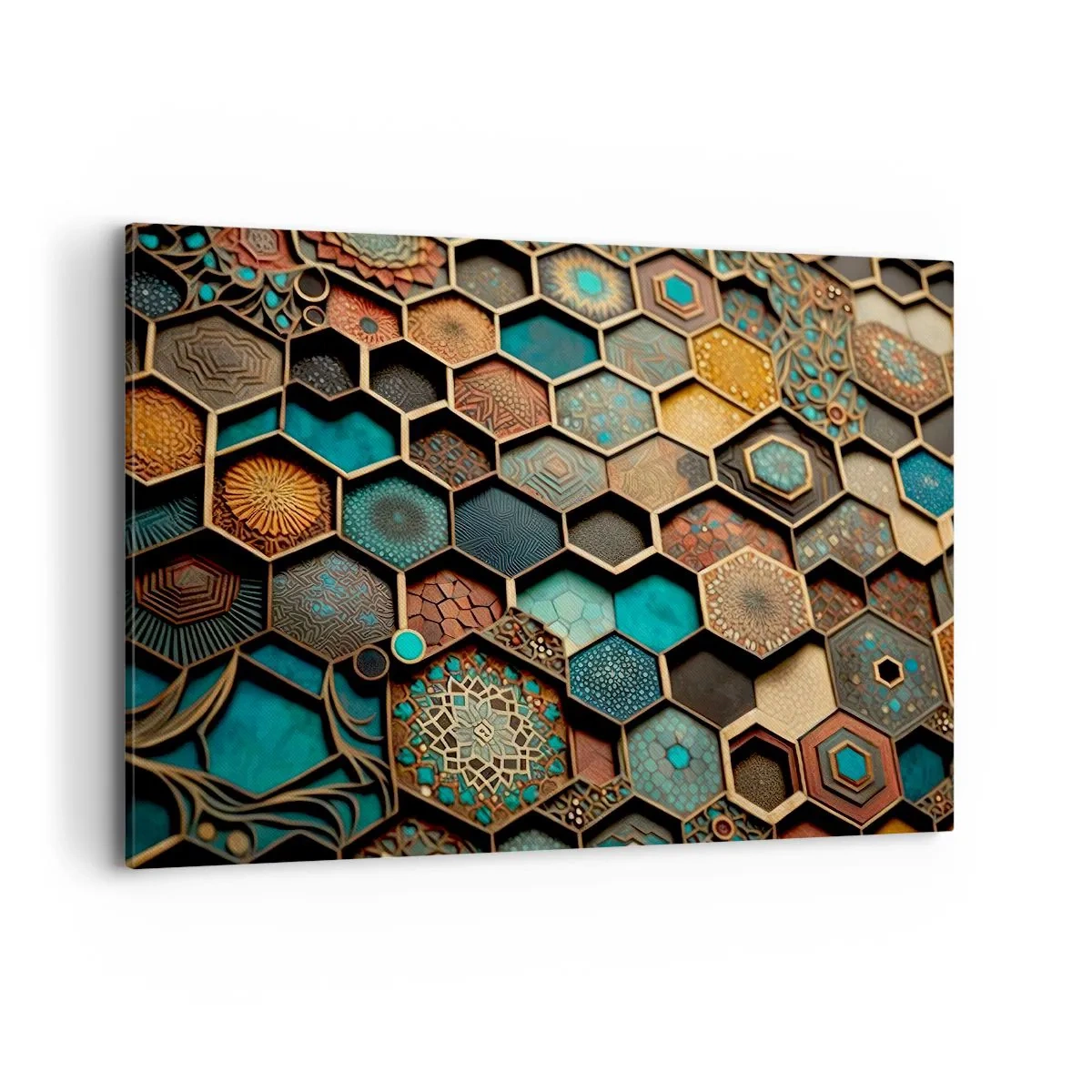 Obraz na plátně - Arabské ornamenty – variace - 120x80 cm