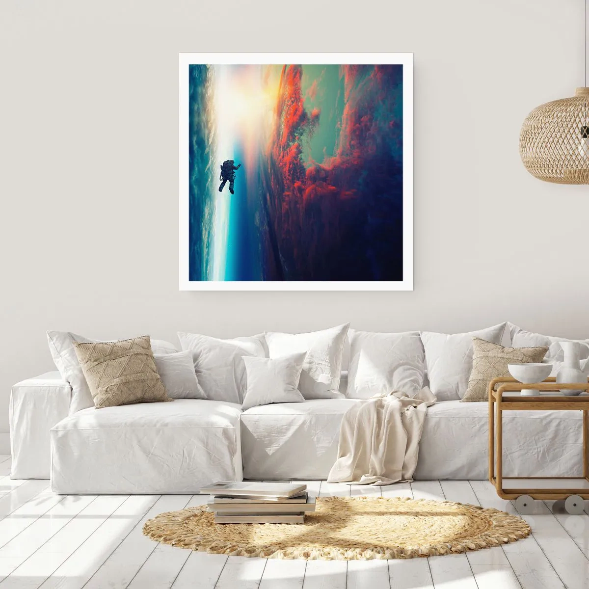 Plakát - Tváří v tvář vesmíru - 50x50 cm