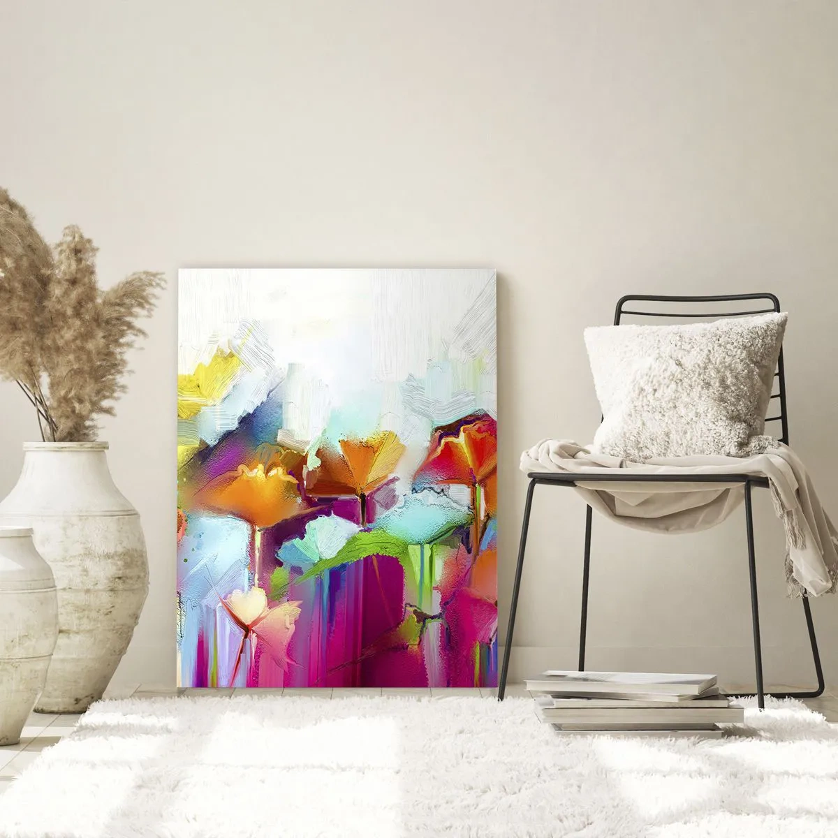 Obraz na skle - Duha rozkvetla - 50x70 cm
