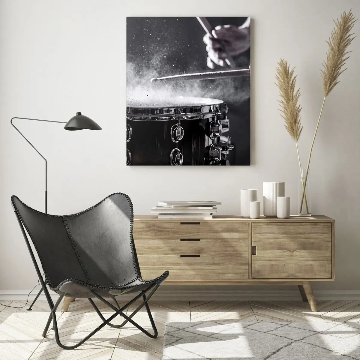 Obraz na skle - Puls hudby - 80x120 cm