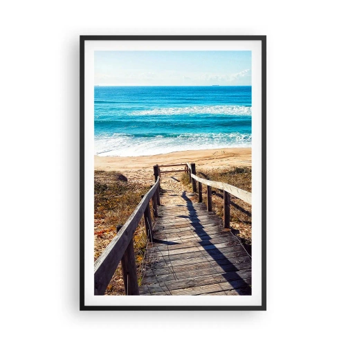 Plakát v černém rámu - Běž! - 61x91 cm