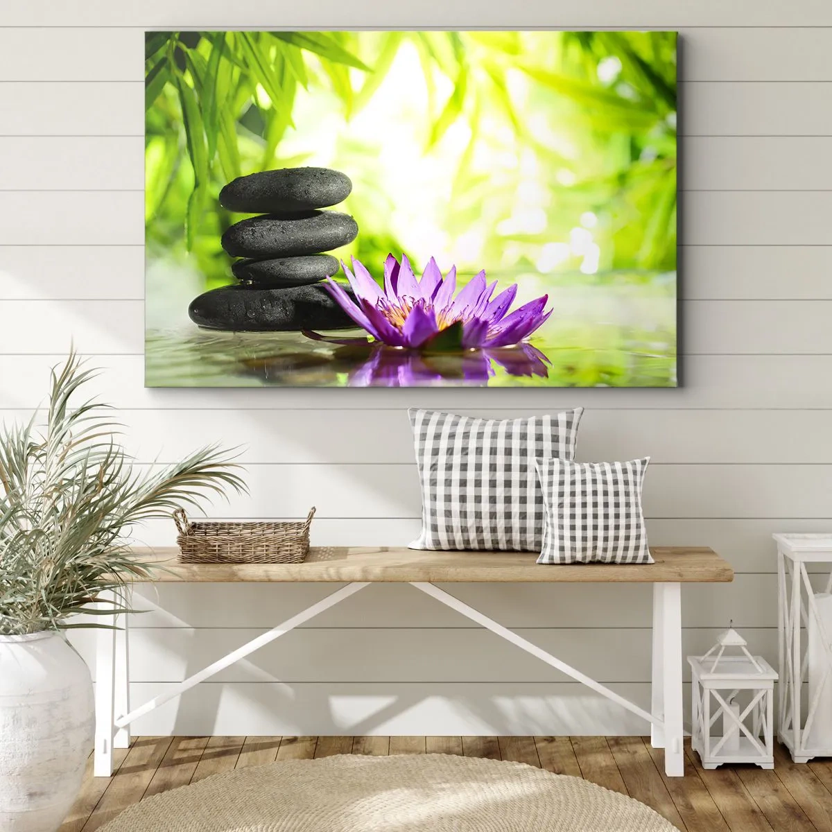Obraz na plátně - V bambusovém hájku - 100x70 cm