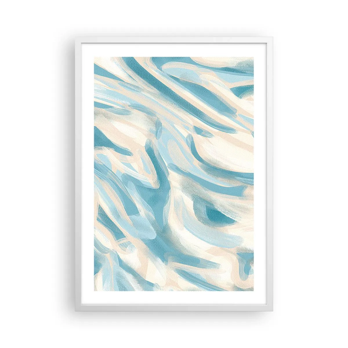 Plakát v bílém rámu - Jarní závany - 50x70 cm