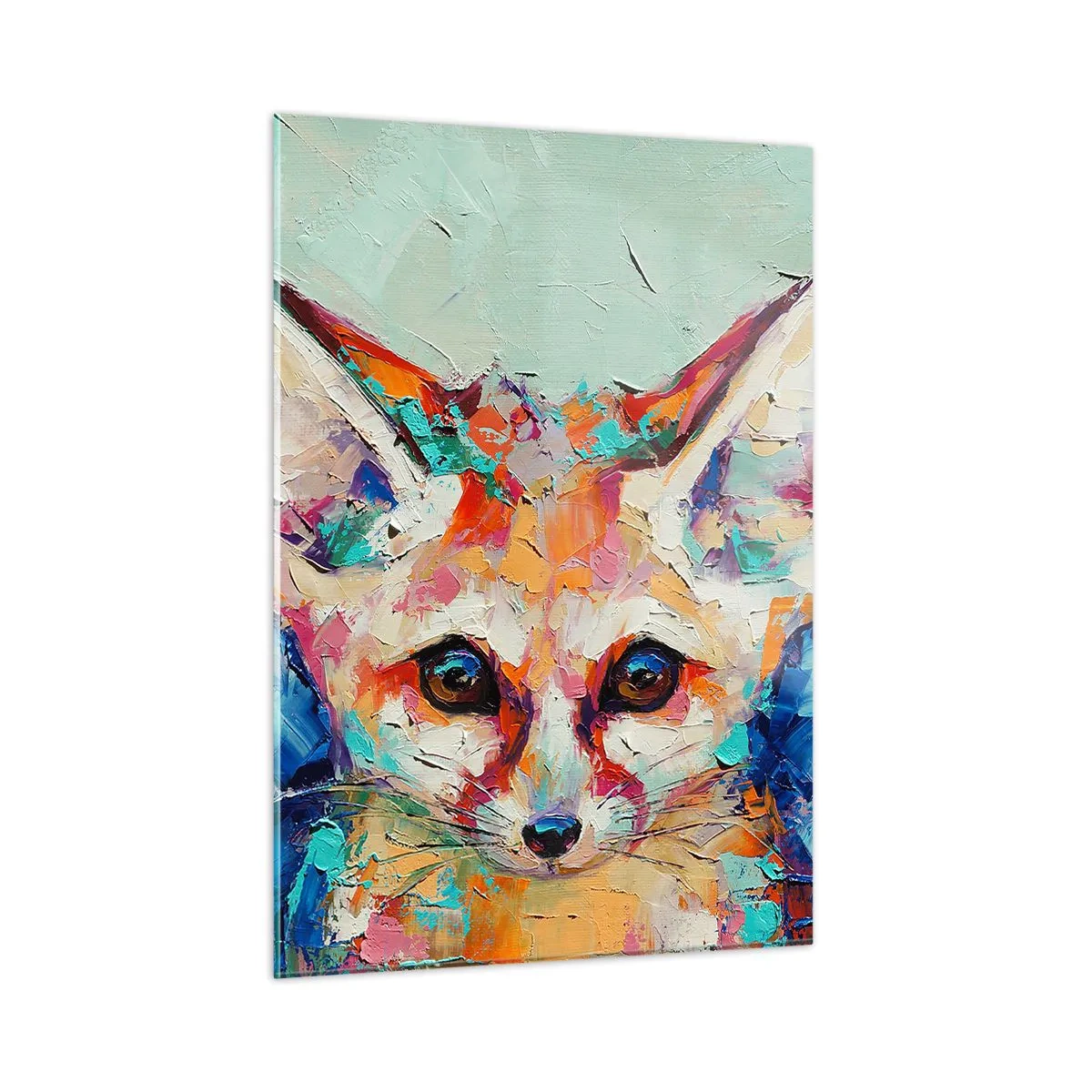 Obraz na skle - Jste na mě připraveni? - 50x70 cm