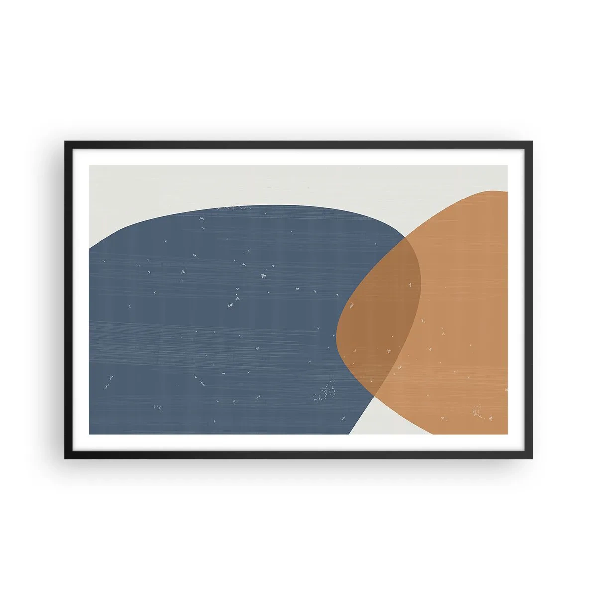 Plakát v černém rámu - Ovály a vlivy - 91x61 cm