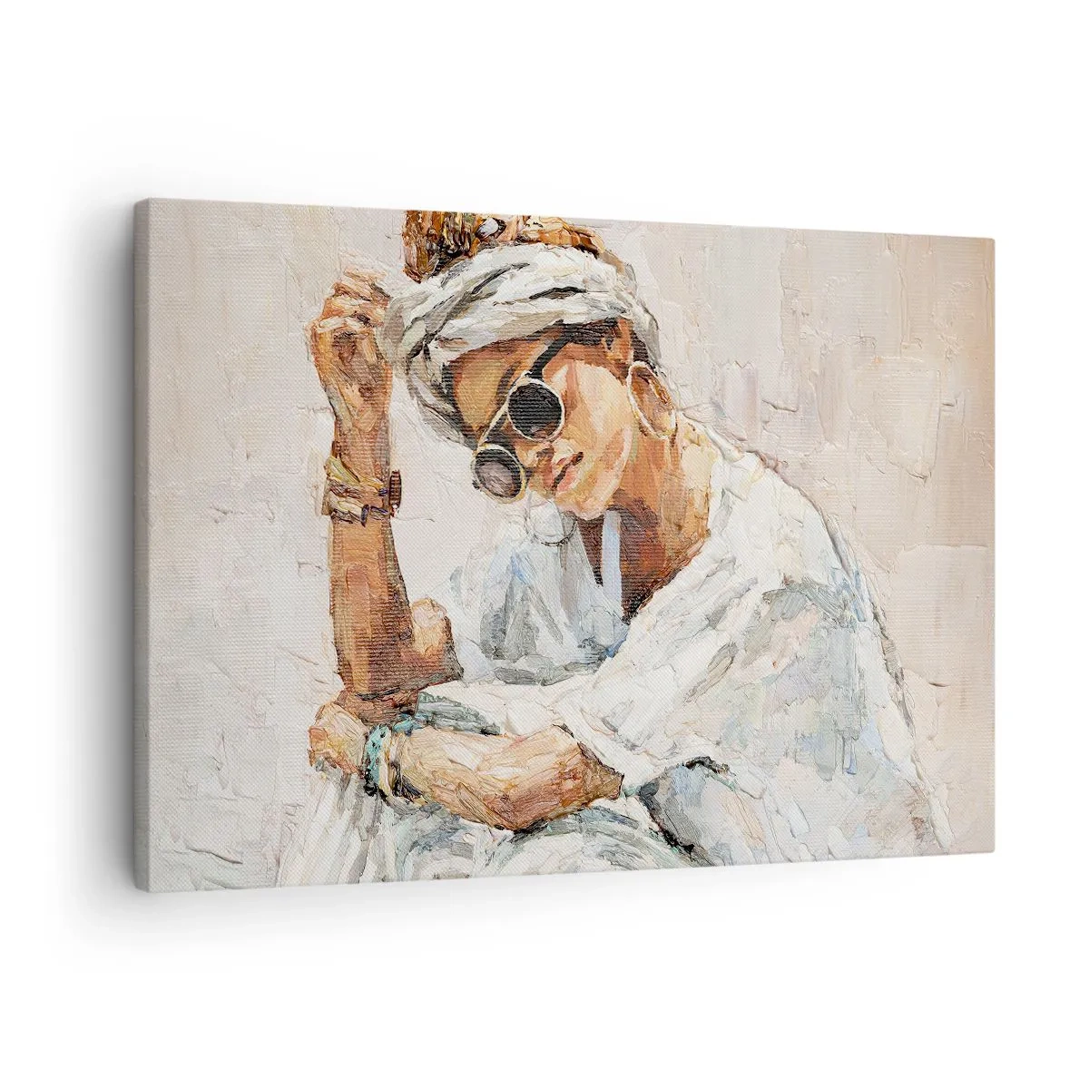 Obraz na plátně - Portrét v plném slunci - 70x50 cm