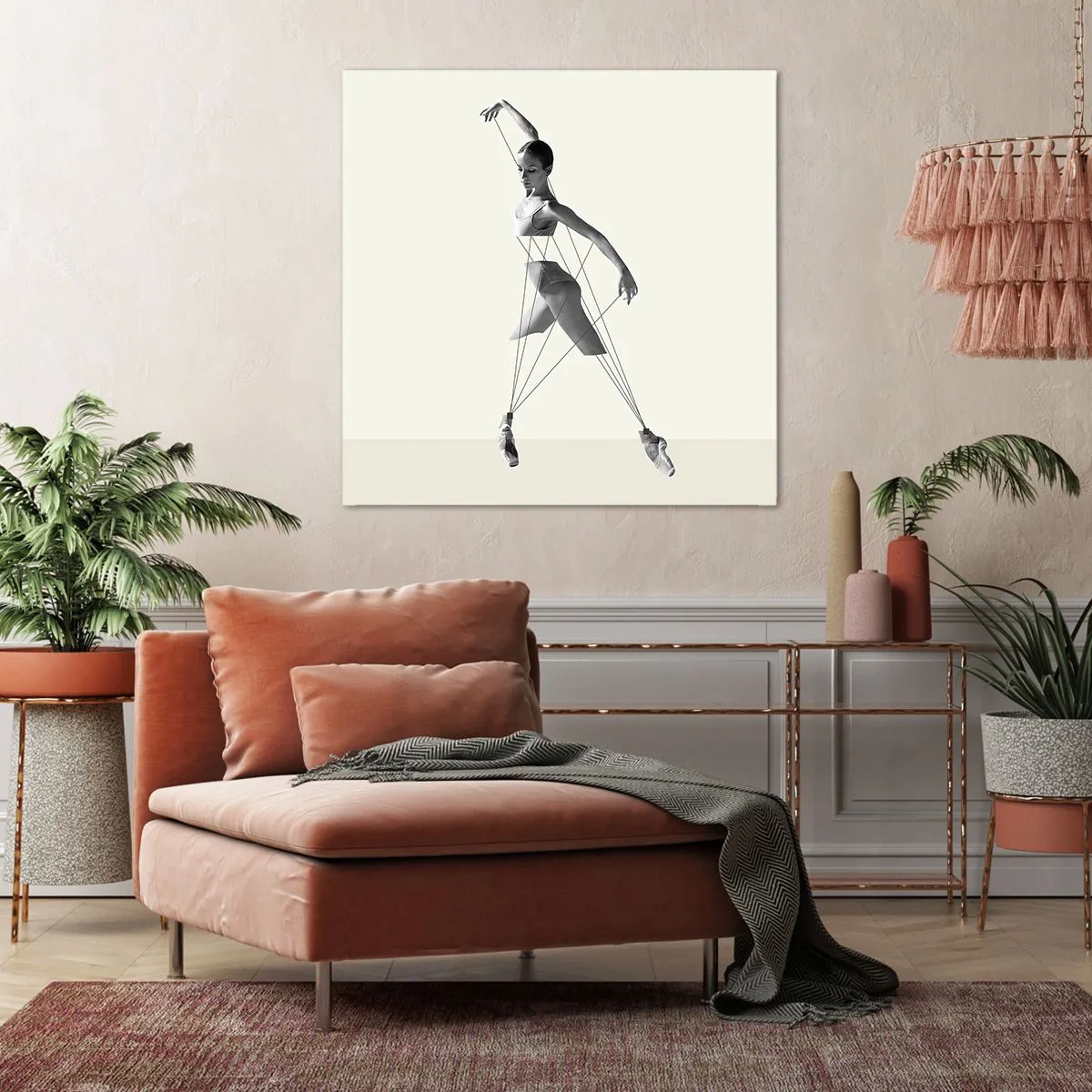 Obraz na plátně - V divadle světa - 60x60 cm