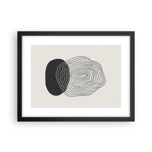 Plakát v černém rámu - Trvání a kmitání - 40x30 cm