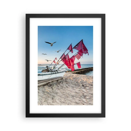 Plakát v černém rámu - Zasloužená přestávka - 30x40 cm