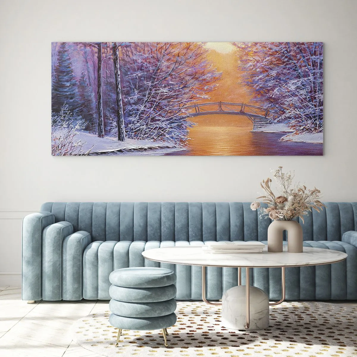 Obraz na skle - Sejdeme se zde - 100x40 cm
