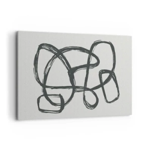 Obraz na plátně - Abstrakce ve smyčce - 120x80 cm
