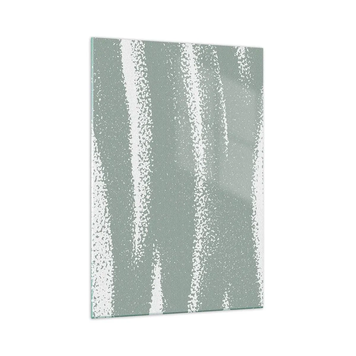 Obraz na skle - Abstrakce v zimním stylu - 70x100 cm