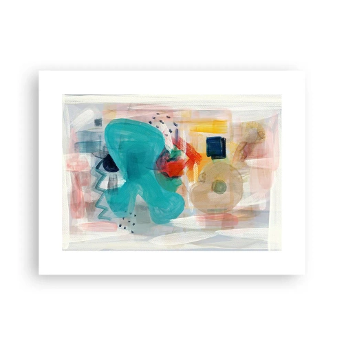 Plakát - Barevná hra - 40x30 cm