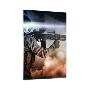 Obraz na skle - Prostě hrdina - 70x100 cm