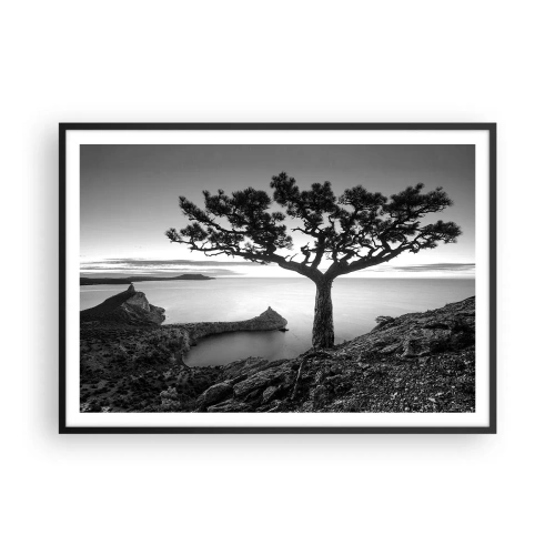 Plakát v černém rámu - Klid až k horizontu - 100x70 cm