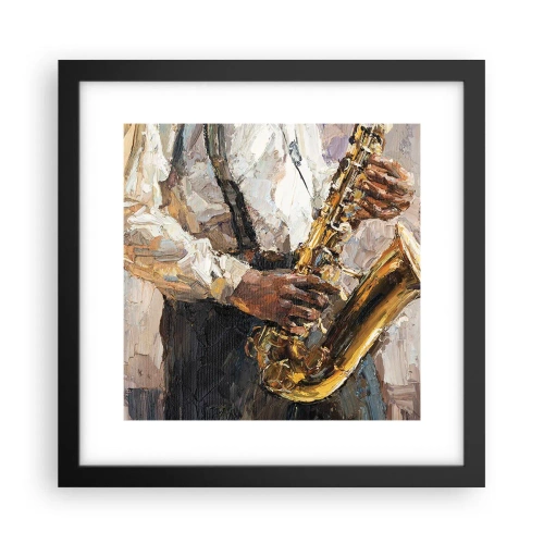 Plakát v černém rámu - Čas na sólovou hru - 30x30 cm