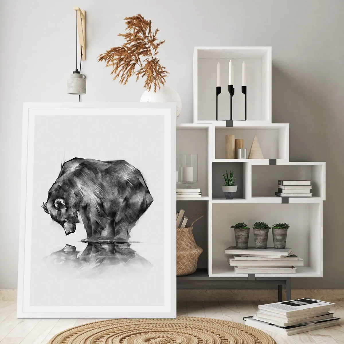 Plakát v bílém rámu - Je příjemné se sekat s někým blízkým - 30x40 cm